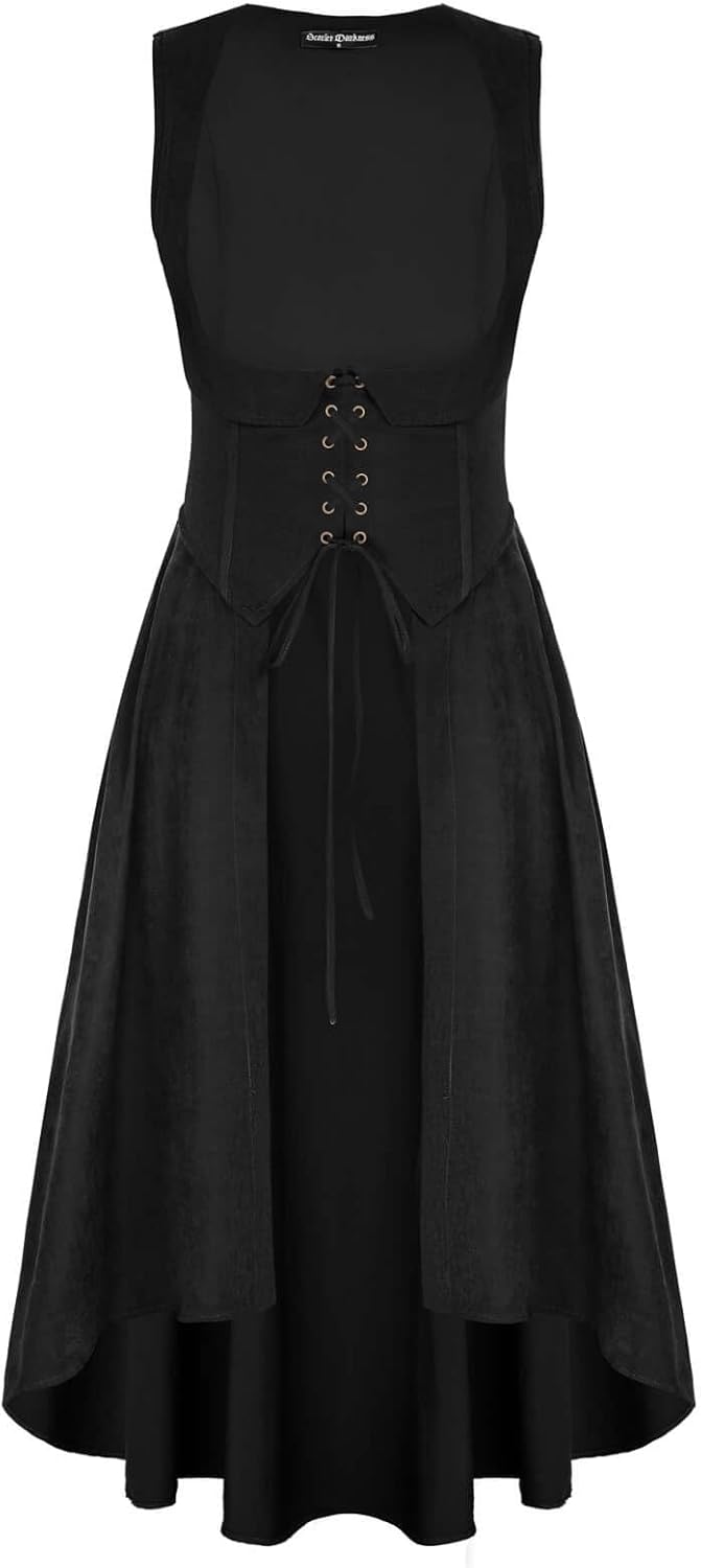 Scarlet Darkness Women Renaissance Costume Underbust Dress
