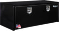 Black Steel Underbody Truck Box 18 x 18 x 48 in - Contractor Storage