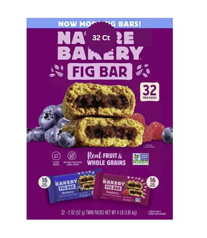 Natures Bakary Whole Wheat Fig Bars - Healthy Snack Option