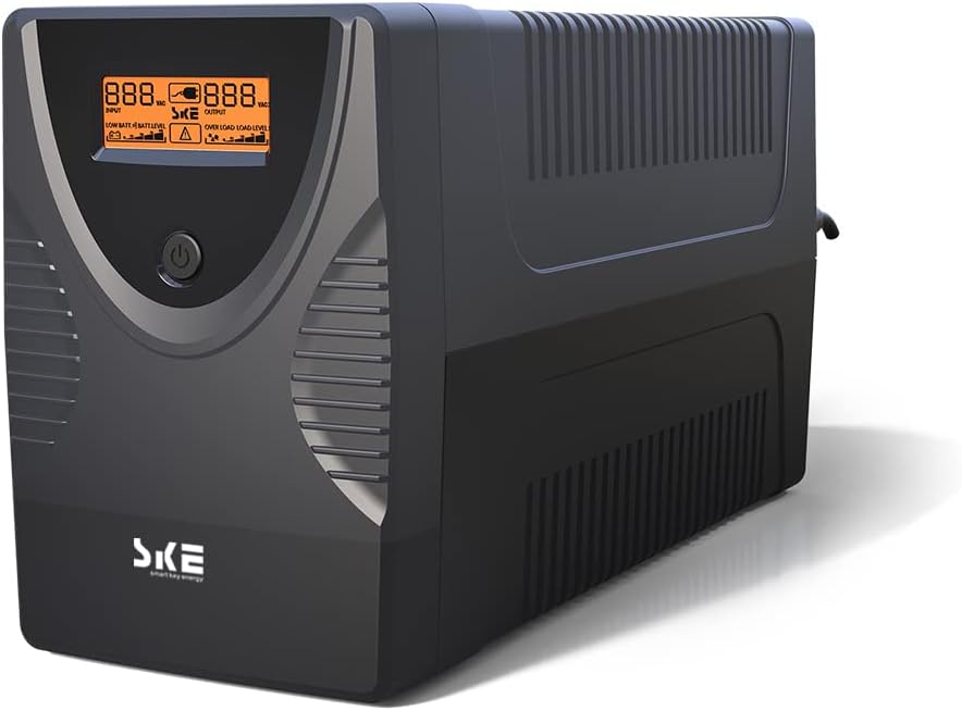 SKE UPS Battery Backup and Surge Protector for Computers