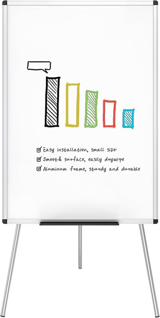 VIZ-PRO Whiteboard Easel - Portable Dry Erase Board for All Needs