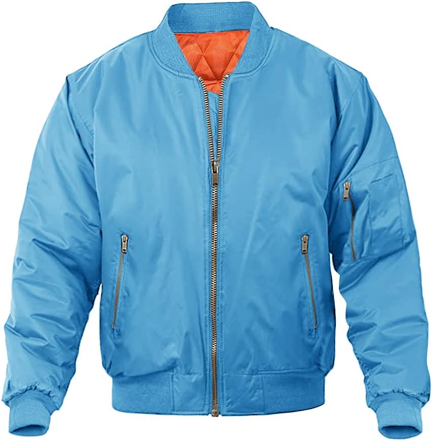 MAGNIVIT Men's Bomber Jacket for Stylish Fall and Winter Wear