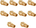 Pack of 10 1/2 inch Copper Press X 1/2 inch PEX-A Couplings