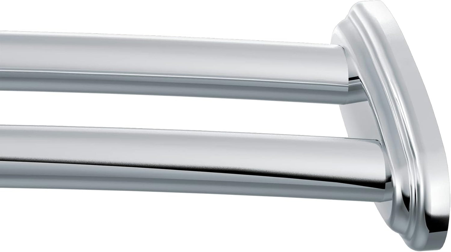 Moen 60-Inch Curved Shower Rod: Adjustable & Stylish!