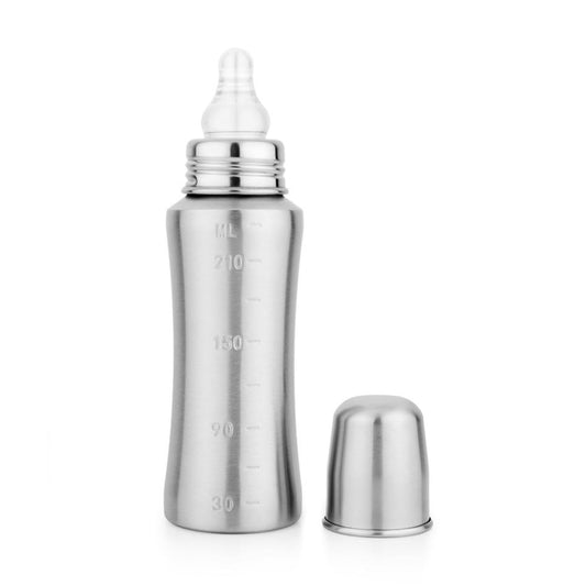 Stainless Steel Baby Bottle | 250 ML | Toxin-Free | BPA-Free | Dishwasher Safe