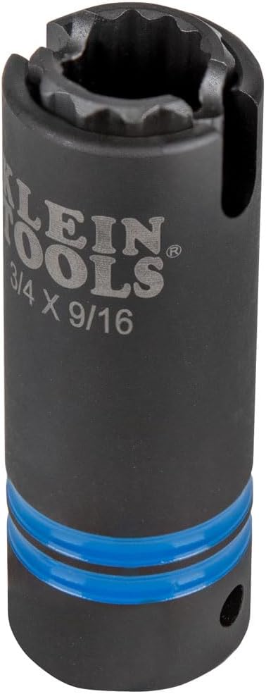 Klein Tools 66031 3-in-1 Slotted Impact Socket for Versatile Use
