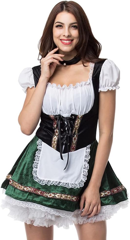 Authentic German Dirndl Dress for Oktoberfest by TOONRAIN