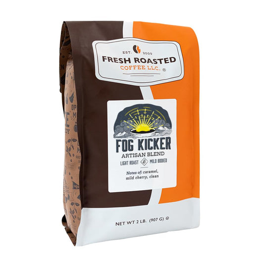 Fresh Roasted Coffee Fog Kicker Light Roast Whole Bean 2 lb