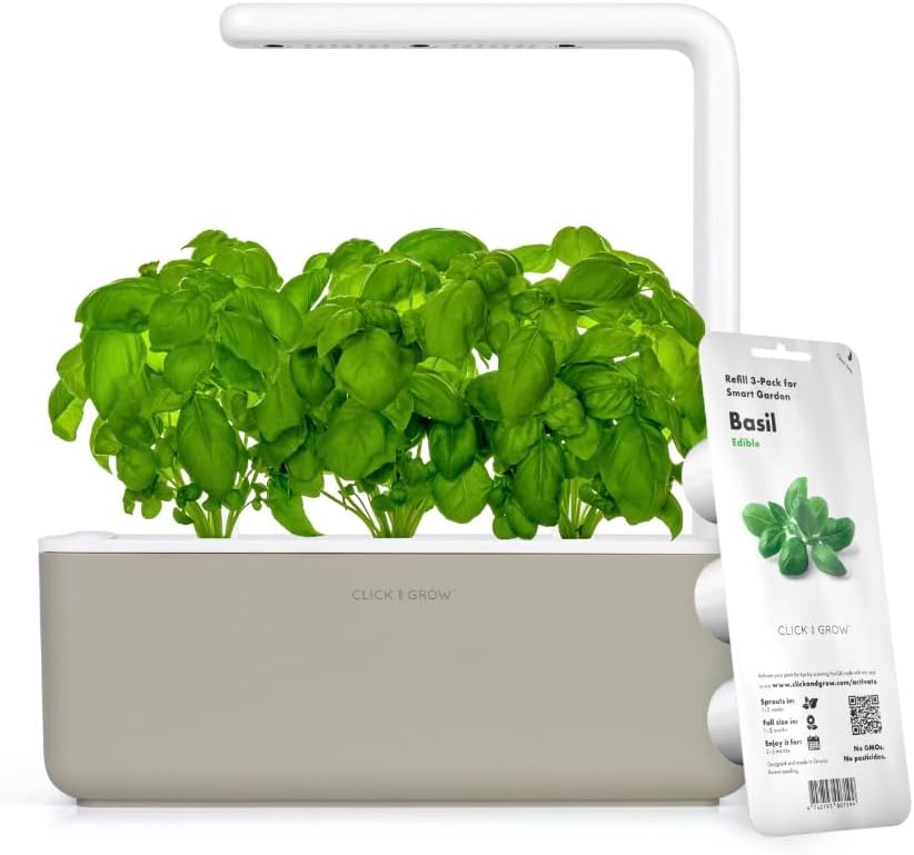 Click & Grow Smart Garden Indoor Herb Growing System for Fresh Herbs