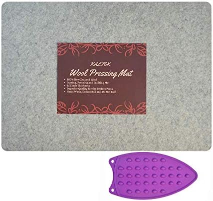 Wool Pressing Mat 24in x 17in for Quilting and Sewing Needs