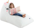 Unicorn Bean Bag Chairs for Kids 8-12 - Large Soft Faux Fur Lounger