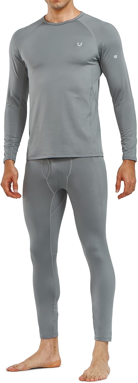 NORTHYARD Thermal Underwear for Men Long Johns Fleece Lined
