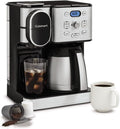 Cuisinart 2-in-1 Coffee Maker: Brews 10 Cups & Single-Serve
