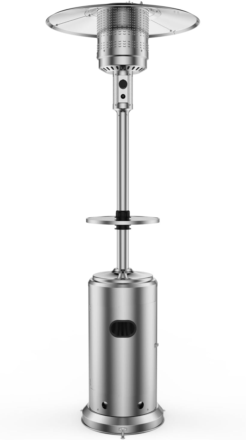 GarveeLife 48000BTU Propane Patio Heater - Portable & Stylish Outdoor Warmth