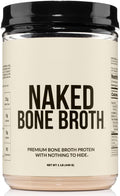 NAKED Bone Broth Beef Protein Powder - 21G Protein, Unflavored