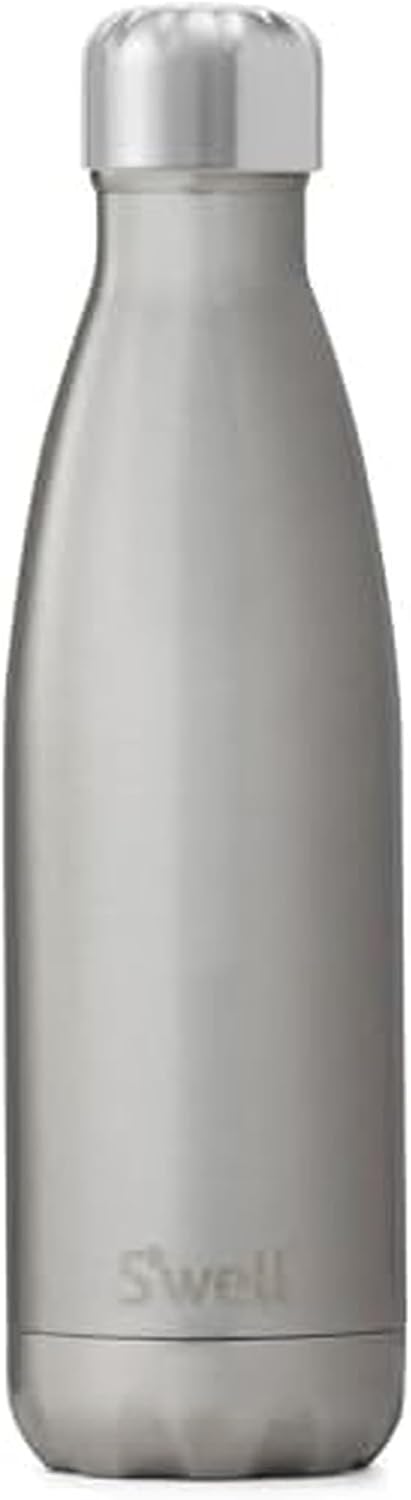 S'well Stainless Steel Water Bottle - 17 Fl Oz - Silver Lining
