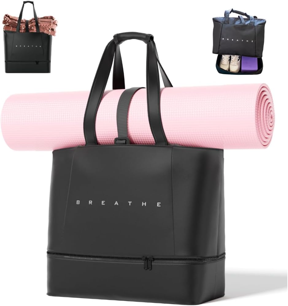 Waterproof Large Yoga Mat Bag - Organized Gym Essential