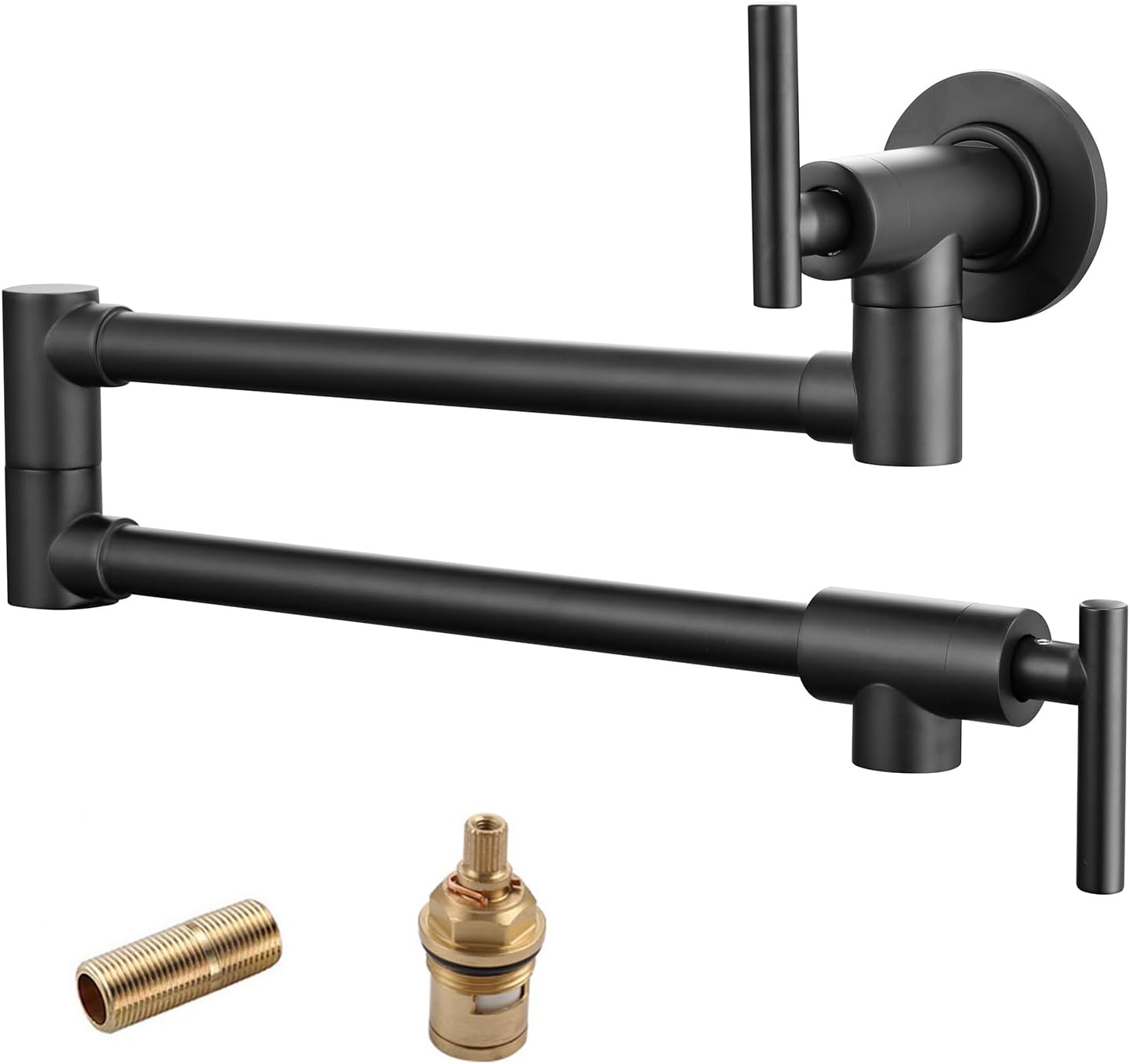 Havin Upside Down Design Pot Filler Faucet in Matte Black