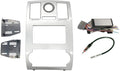 Radio Stereo Car Install Double Din Navigation Silver Bezel - Chrysler
