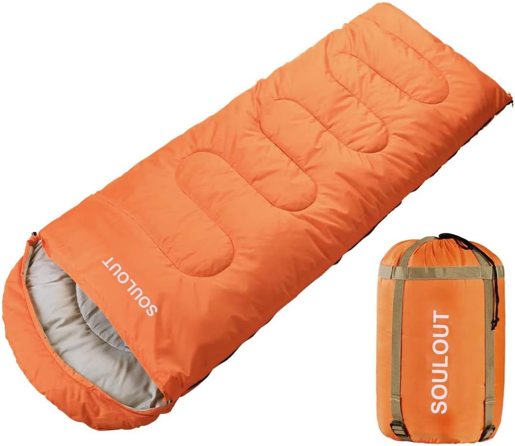 3-4 Season Sleeping Bag for Adults & Kids - Lightweight & Warm