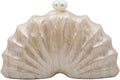 Women Acrylic Shell Shaped Clutch for Luxury Evening Events