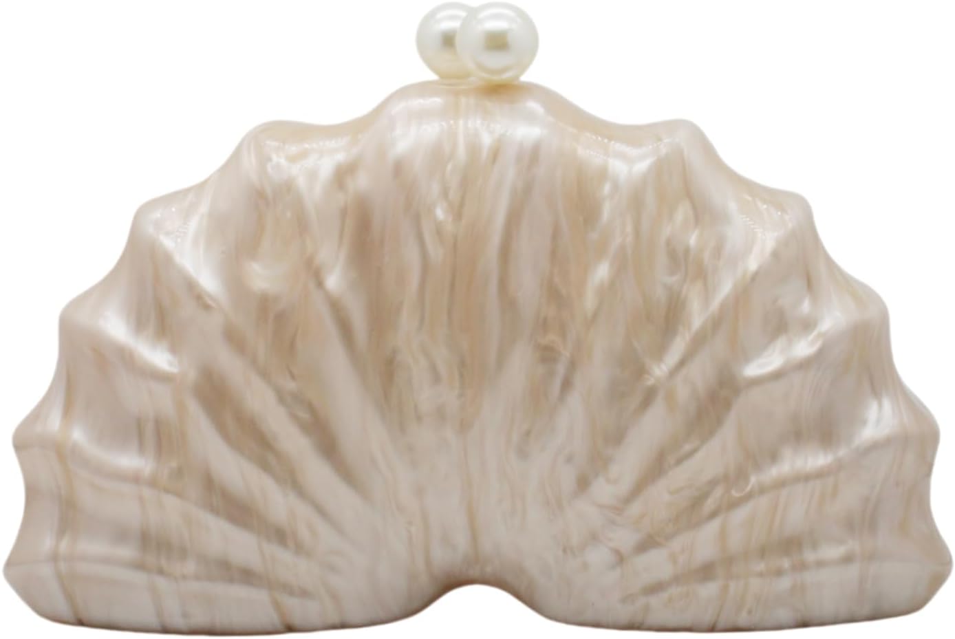 Women Acrylic Shell Shaped Clutch for Luxury Evening Events