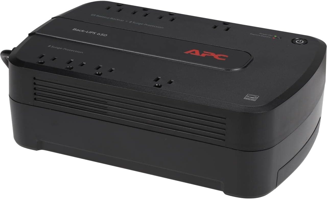 APC UPS Battery Backup Surge Protector with Dataline Protection