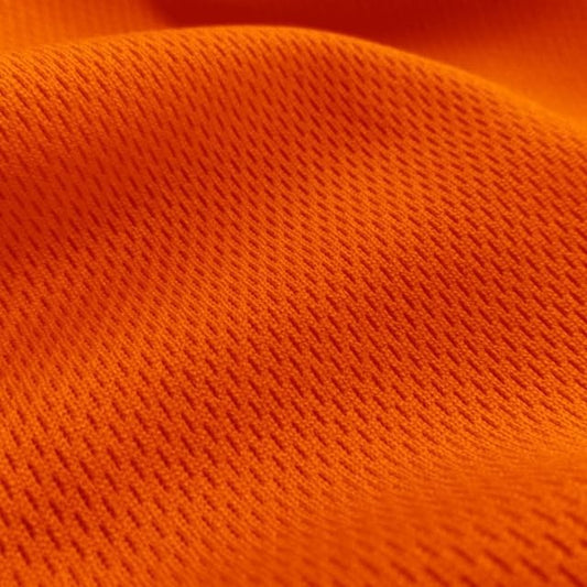 Pico Textiles 4 Yards Bolt Orange Polyester Dimple Mesh Fabric