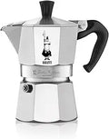 Moka Express Stovetop Espresso Maker 3-Cup - Real Italian Coffee
