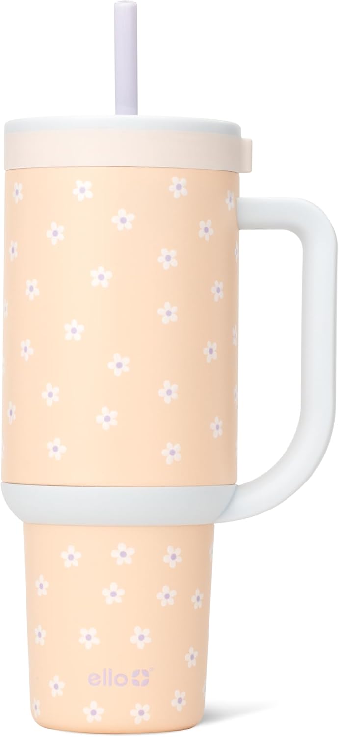 Ello Oasis 30 oz Tumbler with Handle & Straw - Insulated