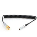 SZRMCC ZAXCOM BNC to 0B 5 Pin SMPTE Time Code Cable - Coiled