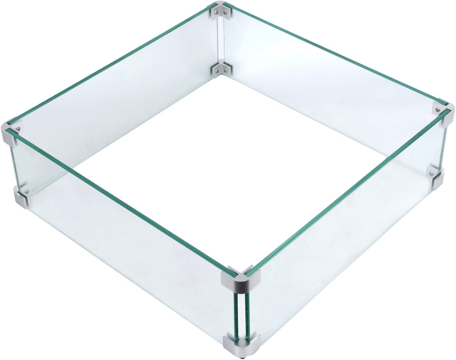 Fire Pit Wind Guard for 17.5 Square Fire Pits - Easy Install