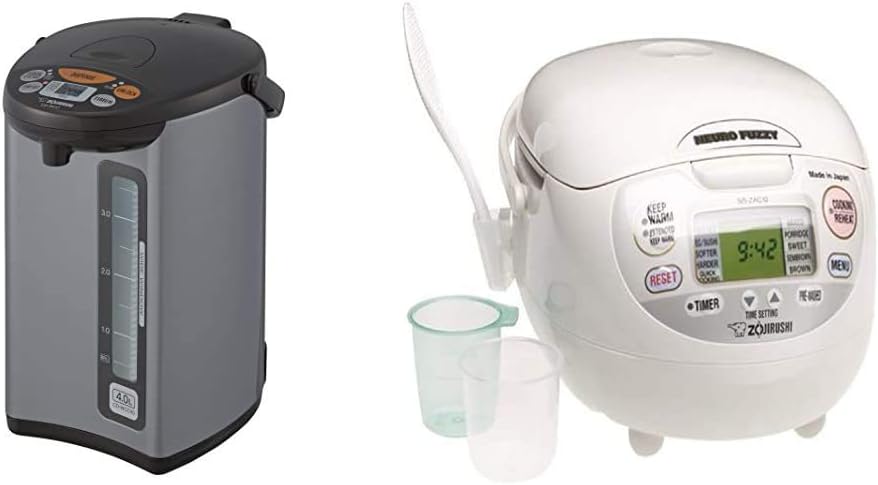 Zojirushi Micom Water Boiler & Warmer and Rice Cooker Combo