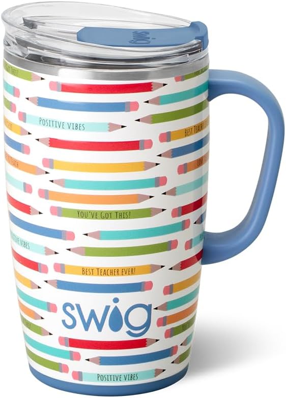 Swig Life 18oz Travel Mug: Insulated Tumbler with Handle