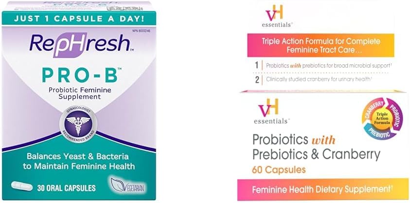 Rephresh Pro-B Probiotic Supplement for Women's Health Needs