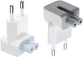 Mac European Plug Adapter Duo - Compact EU DuckHead Replacement
