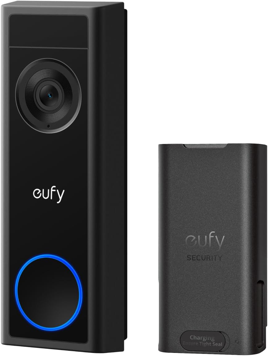 eufy Video Doorbell C31: 2K FHD, Dual Power, Easy Install