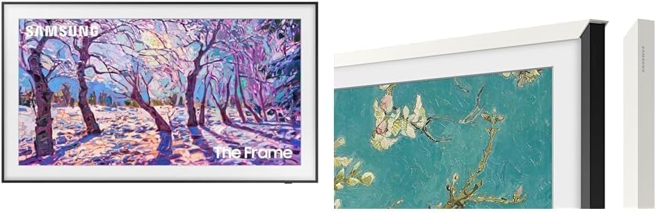 Samsung 32-Inch QLED The Frame Smart TV with Free White Bezel