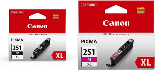 Canon CLI-251XL BK and Magenta Compatible Ink Cartridges Review