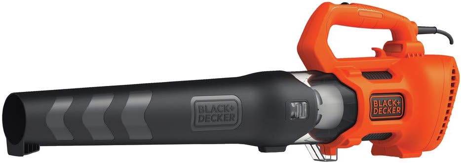BLACK + DECKER Electric Leaf Blower for Lawn Care Cleanup