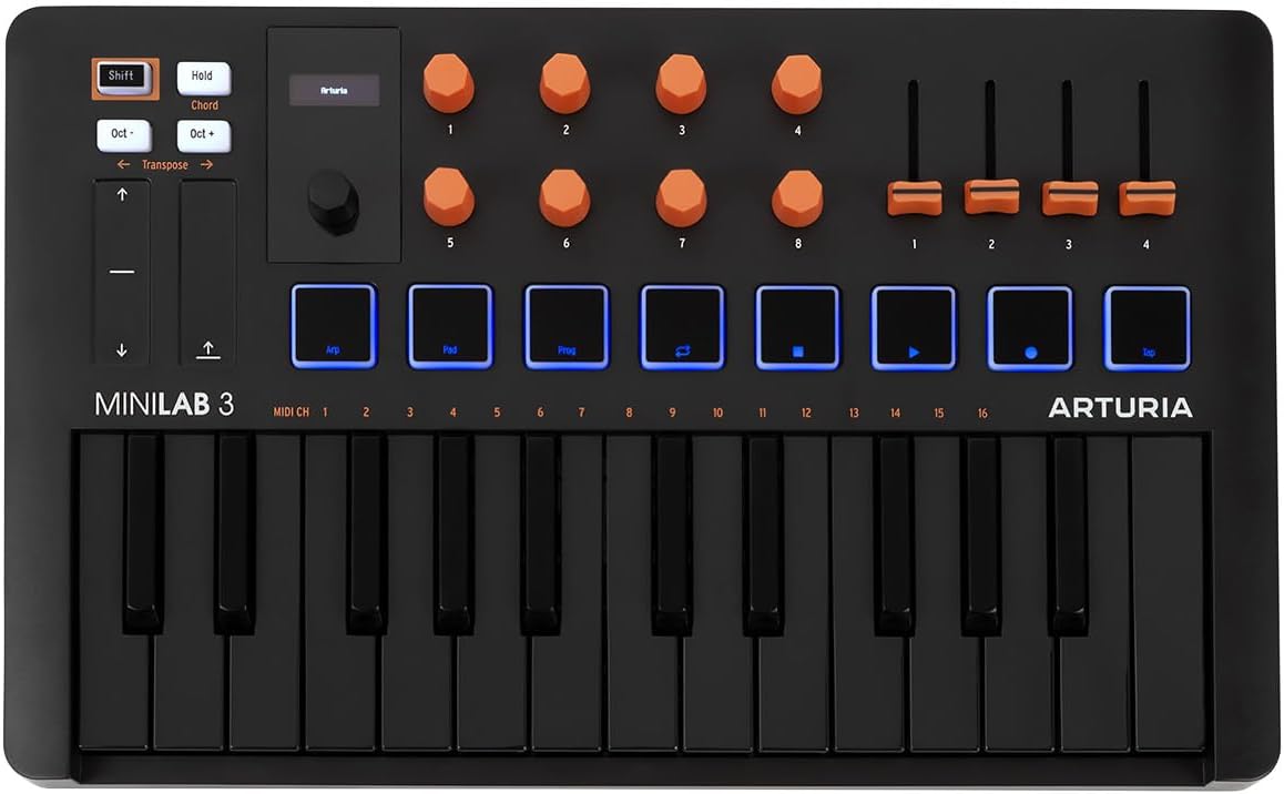 Arturia MiniLab 3 MIDI Controller for Music Production Fun