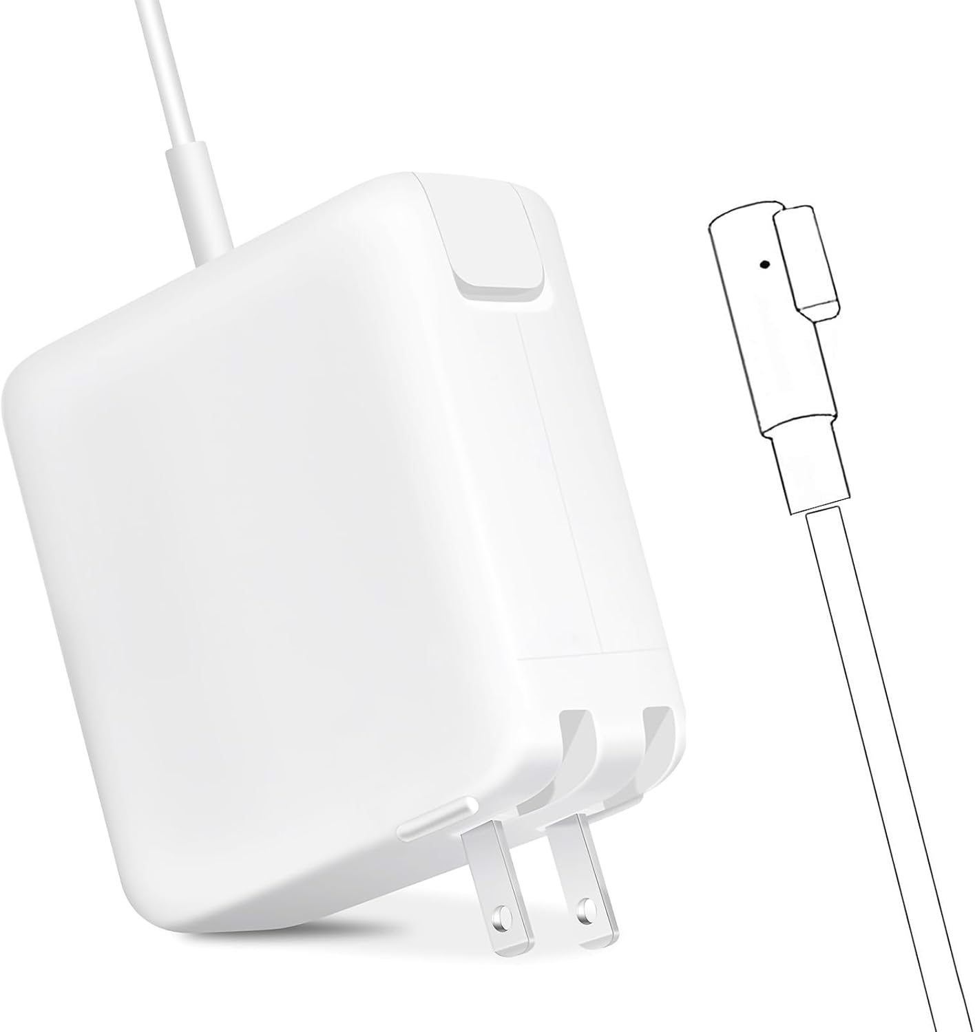 Yarpower 60W Mac Book Pro Charger - L-Tip Magnetic Connector