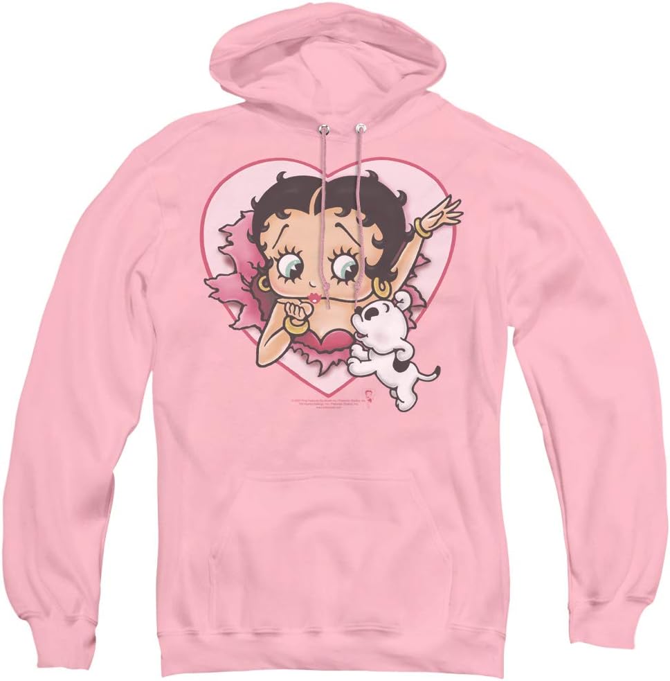 Betty Boop I Love Betty Unisex Adult Hoodie for All Seasons