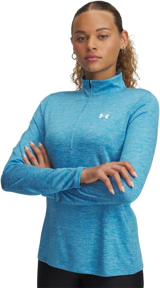 Under Armour Women's Tech Twist Quarter Zip for Active Comfort