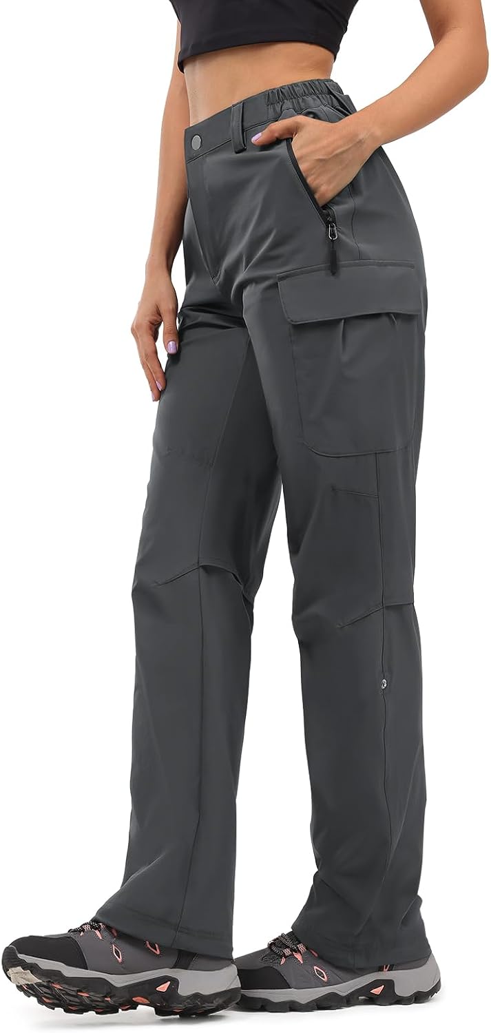 Moosehill Women's Hiking Pants Cargo Quick Dry Lightweight