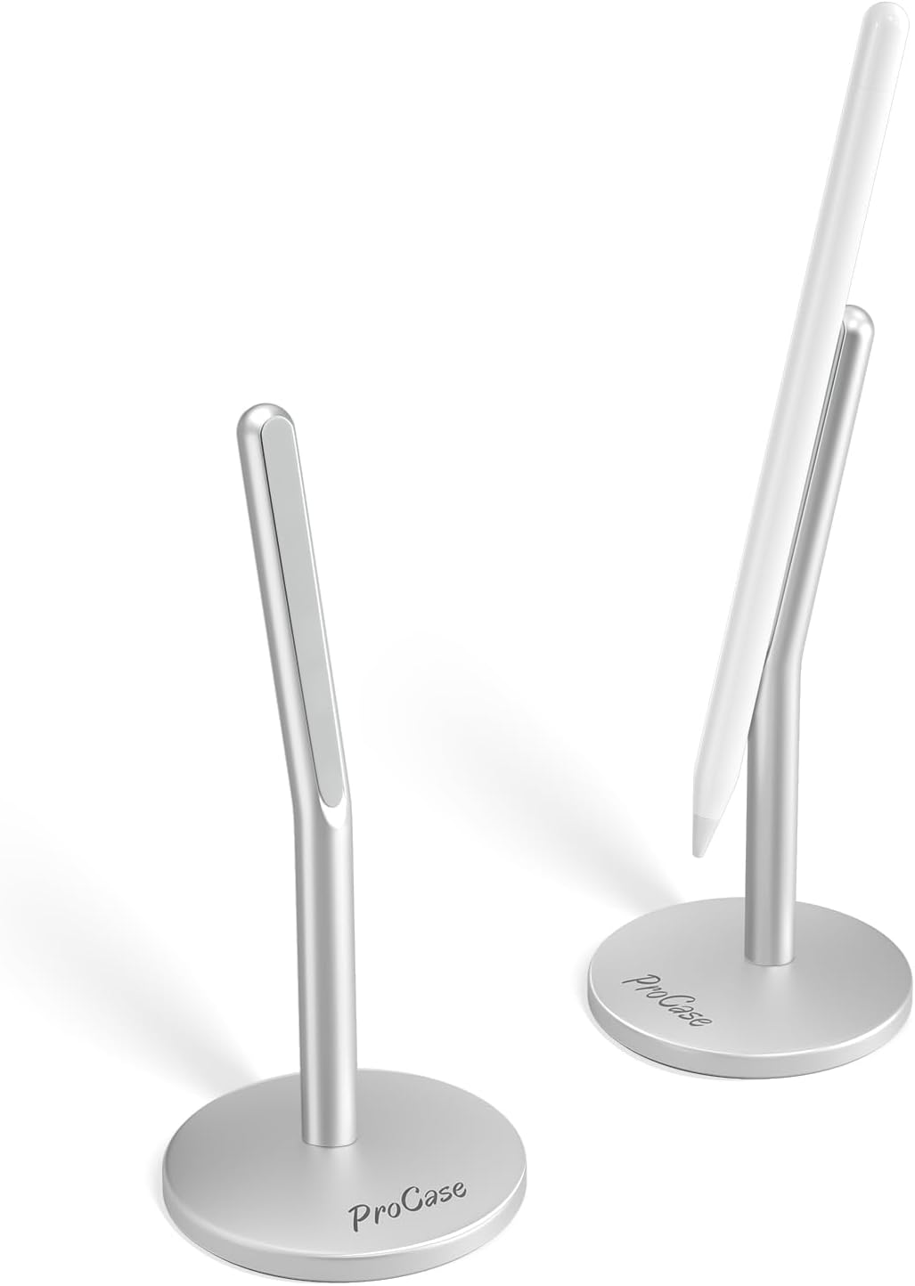 Magnetic Stylus Stand for Apple Pencil 2nd Gen- Silver