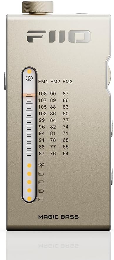 FiiO RR11 Portable HiFi FM Stereo Radio Receiver with BASS+3D