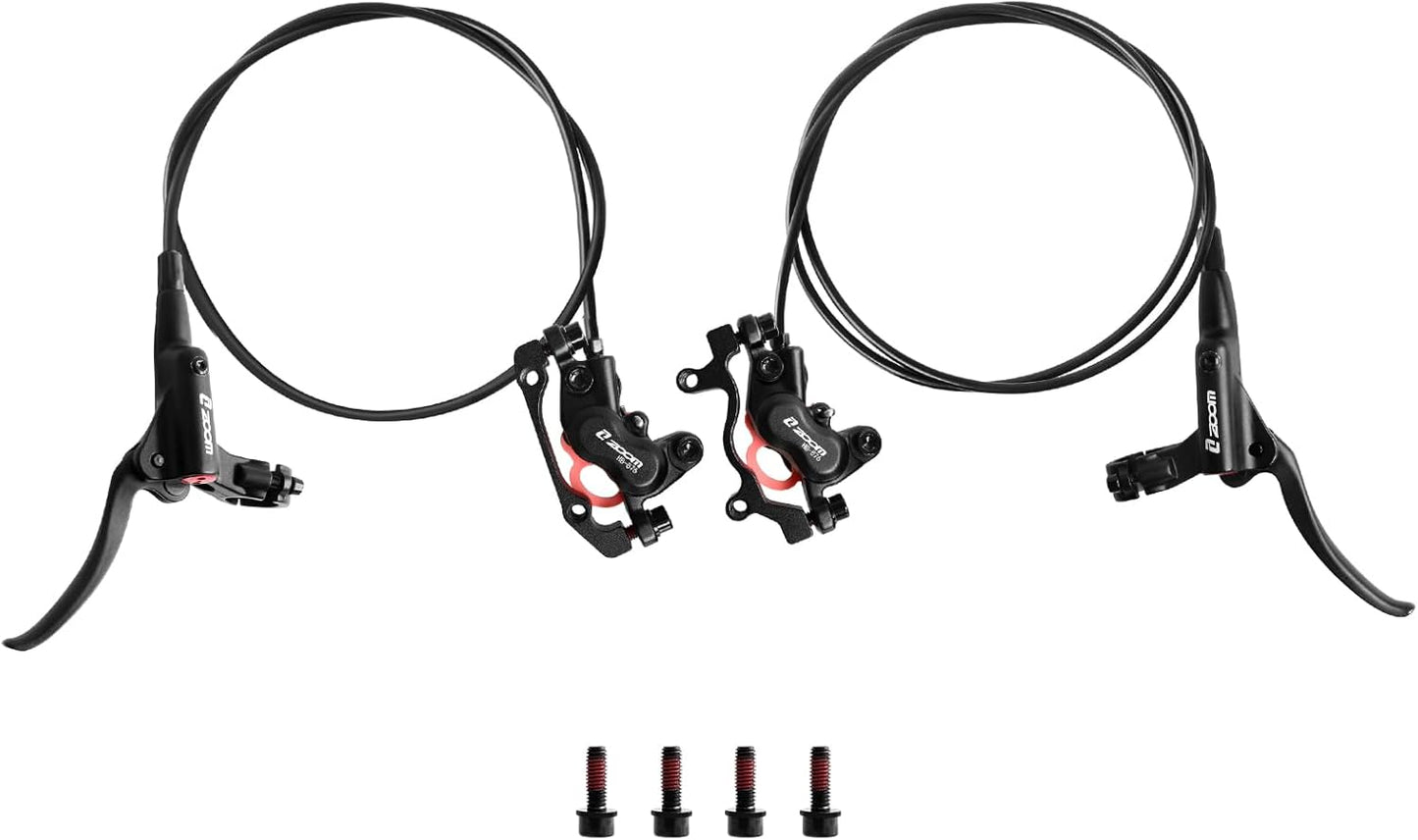 Z00M HB876 4-Piston Hydraulic Disc Brake Set for MTB and eBike