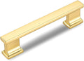 4-3/4 in Length Brushed Gold Cabinet Handles 10 Pack - Durable Pulls