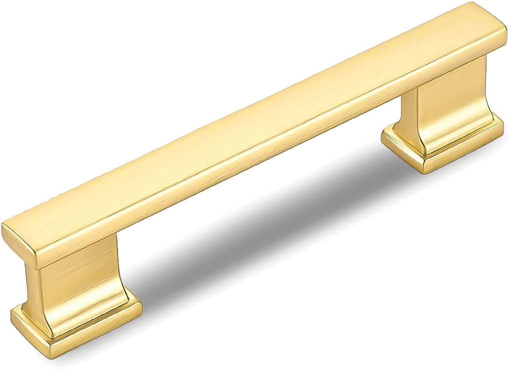 Brushed Gold Kitchen Cabinet Handles for Stylish Home Upgrade
